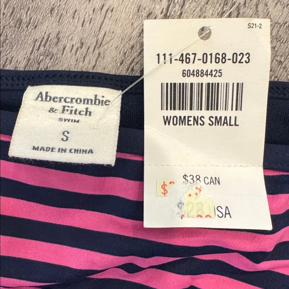 A&F striped string bikini XS/S - Picture 2 of 13